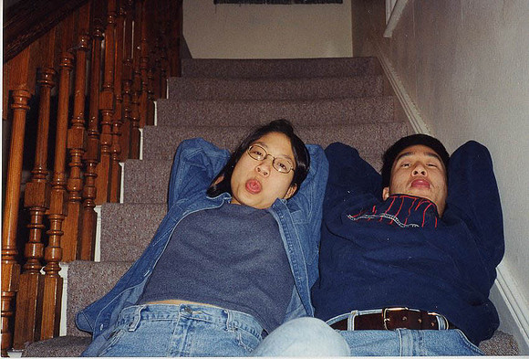 Bryan_Jen_Stairs_FunnyFace